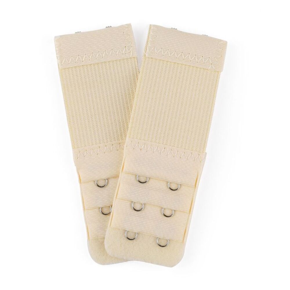 2pcs Bra Strap Extenders Set 3 Rows Elastic Bra Hook Extensions 2-hooks